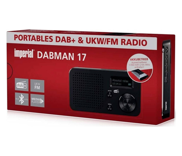 IMPERIAL Imperial DABMAN 17 DAB+ / FM Stereo Radio Black - 1535010 - zdjęcie 5
